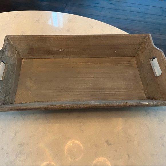 Reclaimed Wood Tray Purchased from Magnolia Market, Waco, Texas - Picture 3 of 7